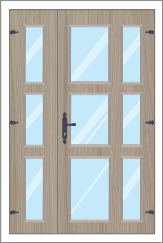 Uși PVC de exterior